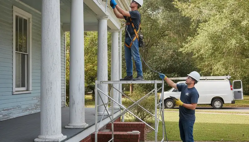 Plumber repairing a leak in Savannah, GA for fast residential plumbing service