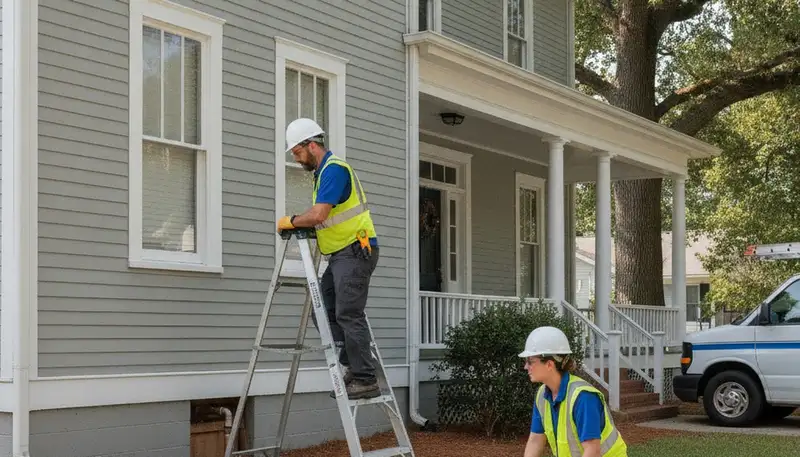 Savannah, GA plumber repairing a residential leak for fast local plumbing service