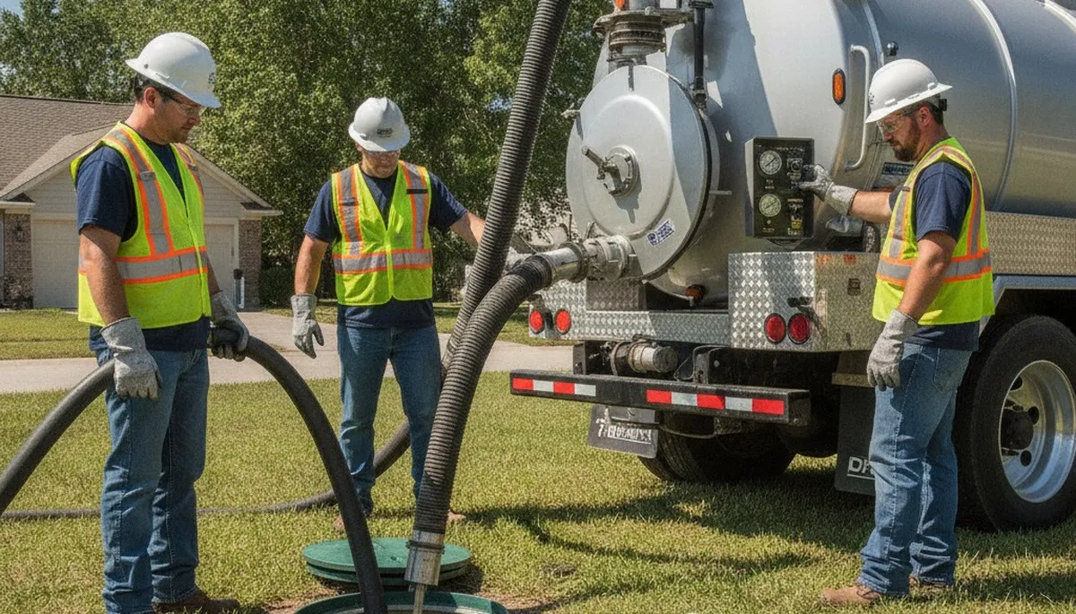 On Call Plumbers septic pumping service for Savannah, GA homes in wet weather