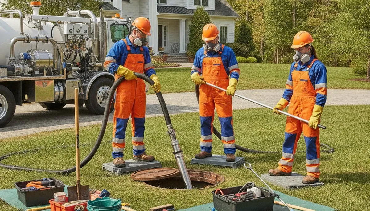 Septic tank cleaning service in Savannah, GA for homes by On Call Plumbers